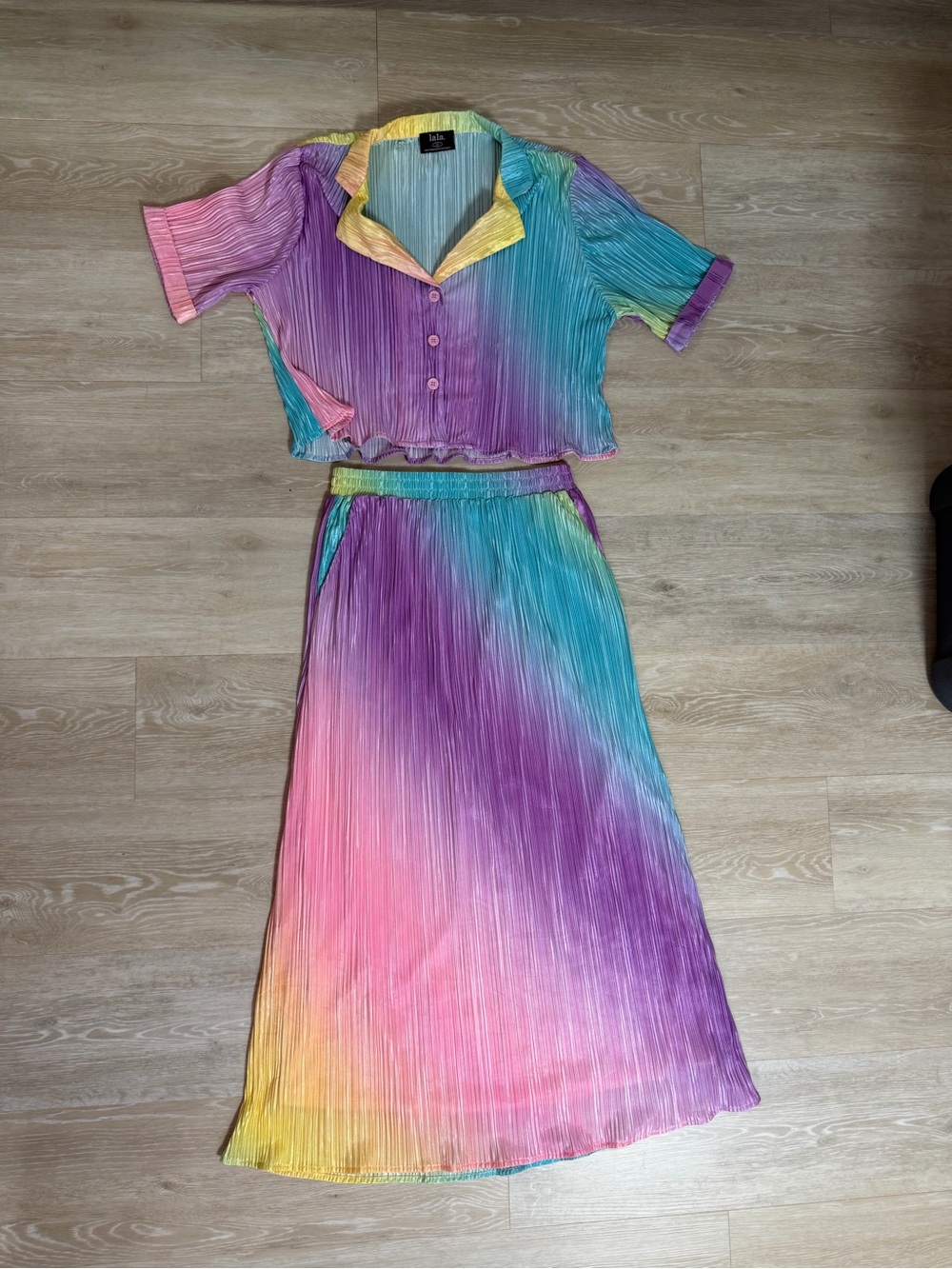 Dressed in Lala Rainbow Two Piece Set
